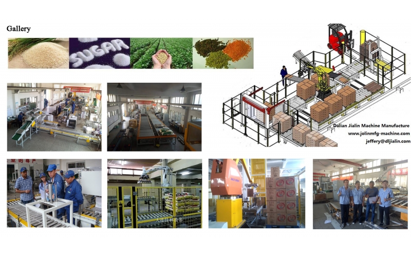 Lentil Robot Palletizer line for Egypt